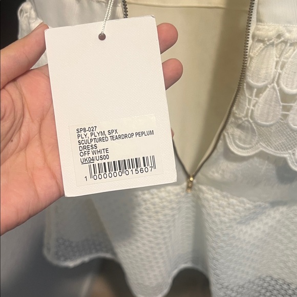 Self-Portrait Cream Lace Mini Dress - Picture 6 of 6